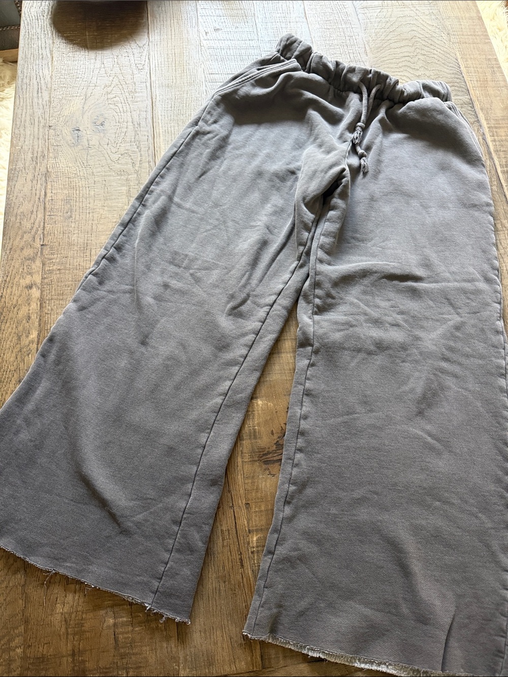 Katie J NYC Heather Gray Cozy Fleece Sweatpants
